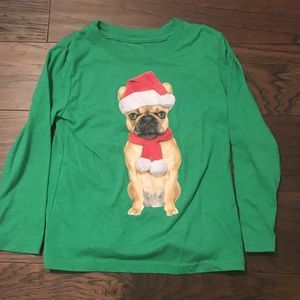 Cute holiday dog shirt size 5